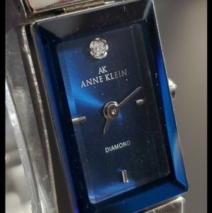 Anne Klein Diamond Blue Sapphire Watch